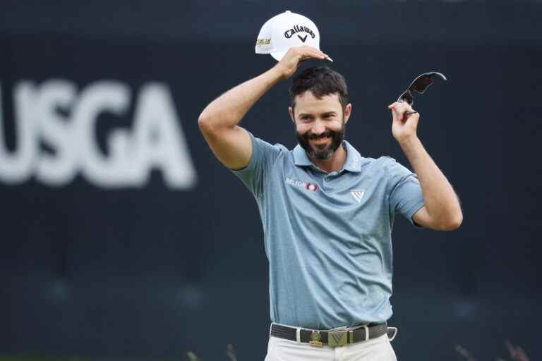 US OPEN : Le Canadien Adam Hadwin mène après le premier tour à Brookline