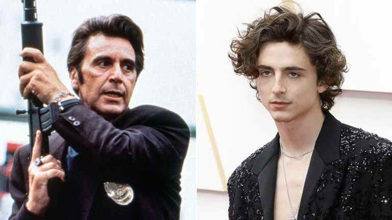 Al Pacino veut voir Timothée Chalamet reprendre son rôle dans une suite de "Heat"
	
	
