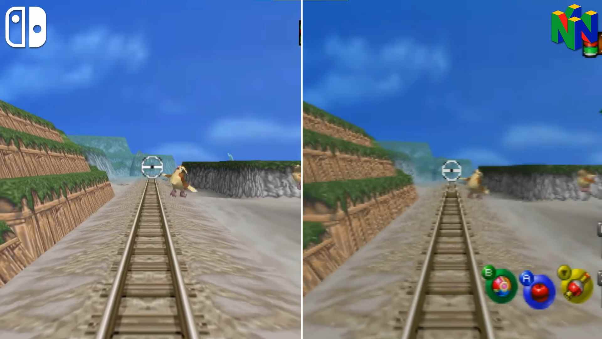 Comparaison graphique entre Pokemon Snap Switch et N64
