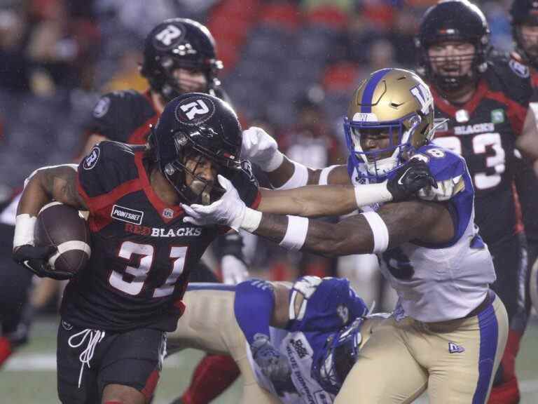 Les bombardiers commencent lentement mais terminent en force lors de la deuxième victoire consécutive contre les Redblacks