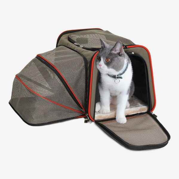 Petsfit Sac de transport extensible pour animaux de compagnie avec tapis polaire