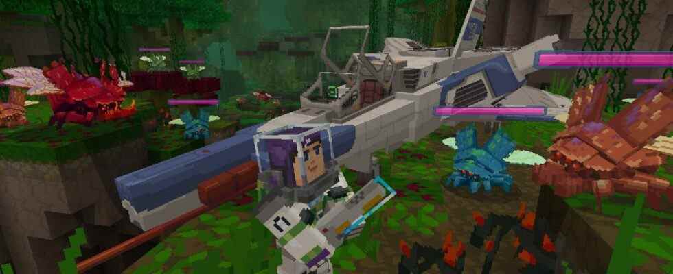 Allez à l'infini et au-delà avec le nouveau pack DLC Lightyear Minecraft