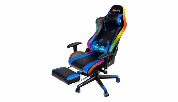 Des chaises de jeu adaptées à votre configuration - une chaise RGB Powerstone.