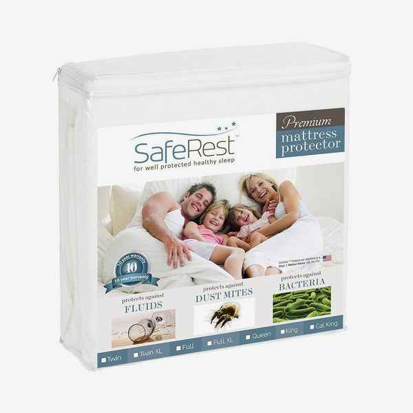 Protège-matelas imperméable hypoallergénique sans vinyle SafeRest Premium 