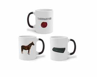 Taskmaster 'Horse or Laminator' pack de deux tasses magiques