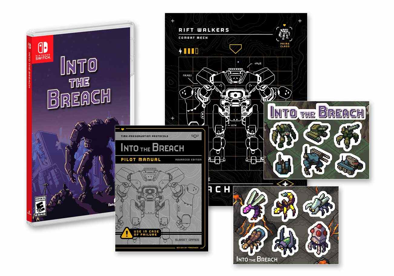 Into the Breach édition physique Nintendo Switch de Fangamer