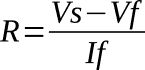 Calcul de la résistance LED