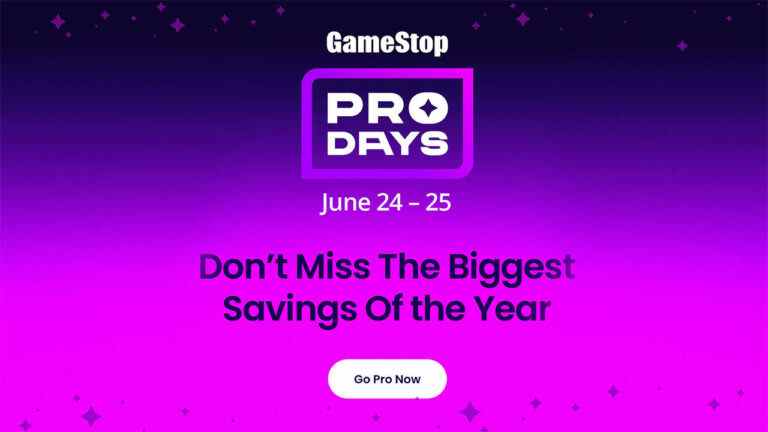 La vente GameStop Pro Days est en direct - Découvrez les meilleures offres
