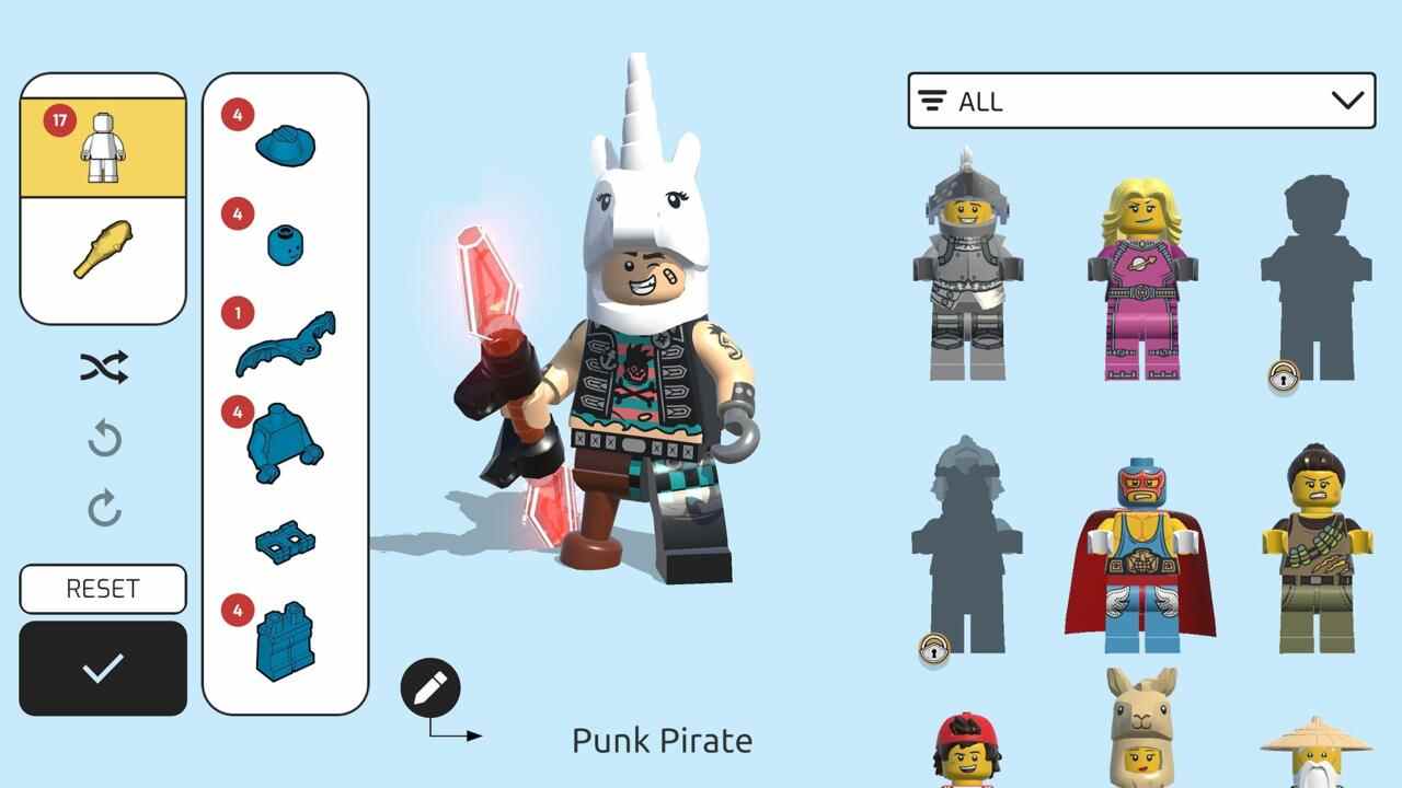 Peut-être que la meilleure partie de Lego BRawls est à quel point vous pouvez personnaliser votre personnage Minifig.