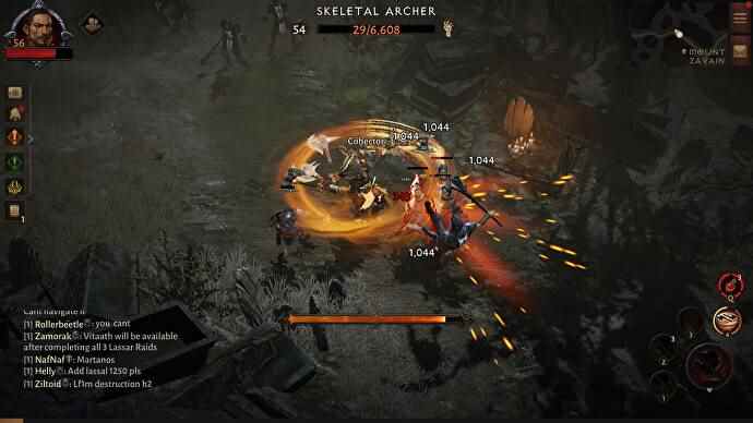 Tourbillon en action dans Diablo Immortal