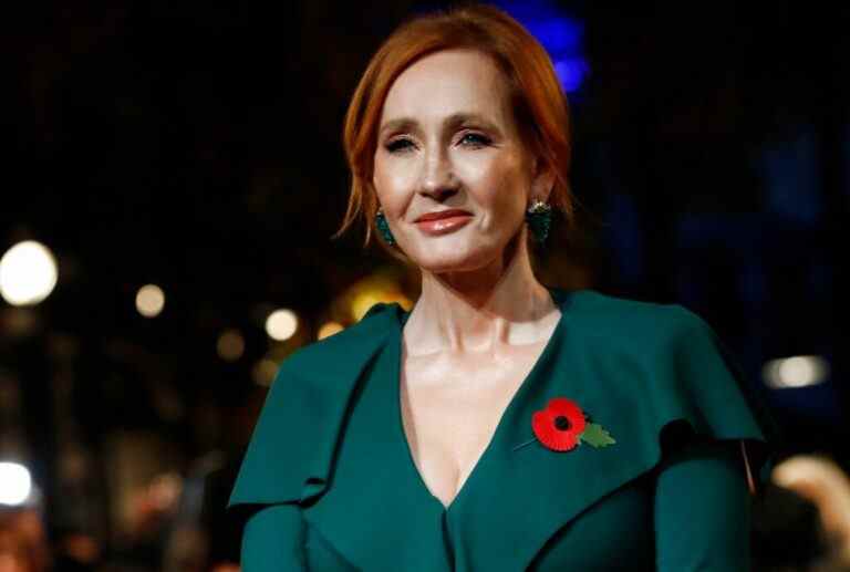 FILE - In this Thursday, Nov. 8, 2018 file photo, writer J.K. Rowling poses for the media at the world premiere of the film "Fantastic Beasts: The Crimes of Grindelwald" in Paris. Rowling announced on Friday, Aug. 28, 2020 she is returning an award from a human rights group linked to the Kennedy family after the president of the organization criticized her comments about transgender issues. Rowling’s decision comes after Kerry Kennedy, the president of Robert F. Kennedy Human Rights and the late senator’s daughter, published a statement expressing her “profound disappointment” with the author’s comments. (AP Photo/Christophe Ena, file)