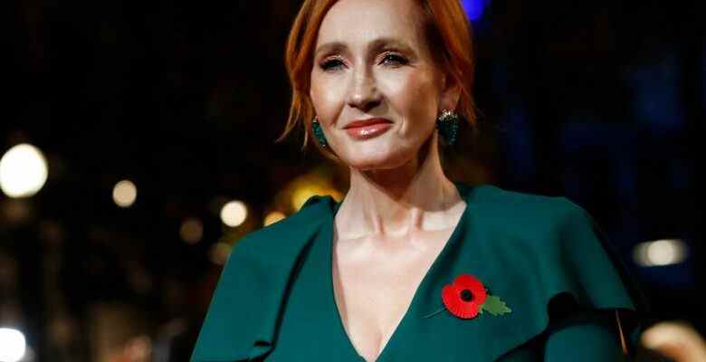 FILE - In this Thursday, Nov. 8, 2018 file photo, writer J.K. Rowling poses for the media at the world premiere of the film "Fantastic Beasts: The Crimes of Grindelwald" in Paris. Rowling announced on Friday, Aug. 28, 2020 she is returning an award from a human rights group linked to the Kennedy family after the president of the organization criticized her comments about transgender issues. Rowling’s decision comes after Kerry Kennedy, the president of Robert F. Kennedy Human Rights and the late senator’s daughter, published a statement expressing her “profound disappointment” with the author’s comments. (AP Photo/Christophe Ena, file)