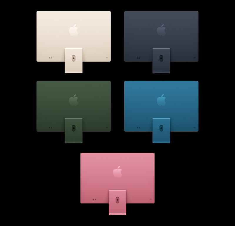 Couleurs conceptuelles de l'iMac M2