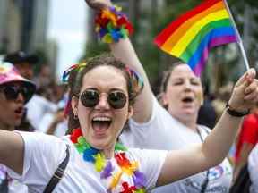 Après une interruption de deux ans, le Toronto Pride Parade revient au centre-ville de Toronto, en Ontario.  le dimanche 26 juin 2022. Ernest Doroszuk/Toronto Sun/Postmedia