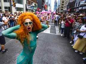 Après une interruption de deux ans, le Toronto Pride Parade revient au centre-ville de Toronto, en Ontario.  le dimanche 26 juin 2022. Ernest Doroszuk/Toronto Sun/Postmedia