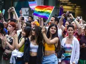 Après une interruption de deux ans, le Toronto Pride Parade revient au centre-ville de Toronto, en Ontario.  le dimanche 26 juin 2022. Ernest Doroszuk/Toronto Sun/Postmedia