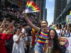 Après une interruption de deux ans, le Toronto Pride Parade revient au centre-ville de Toronto, en Ontario.  le dimanche 26 juin 2022. Ernest Doroszuk/Toronto Sun/Postmedia