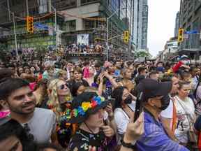 Après une interruption de deux ans, le Toronto Pride Parade revient au centre-ville de Toronto, en Ontario.  le dimanche 26 juin 2022. Ernest Doroszuk/Toronto Sun/Postmedia