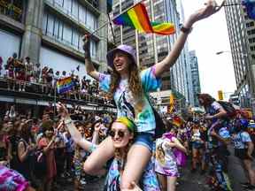 Après une interruption de deux ans, le Toronto Pride Parade revient au centre-ville de Toronto, en Ontario.  le dimanche 26 juin 2022. Ernest Doroszuk/Toronto Sun/Postmedia