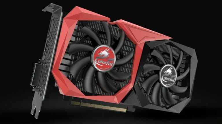 Nvidia GeForce GTX 1630 apparaît brièvement sur un site Web coloré