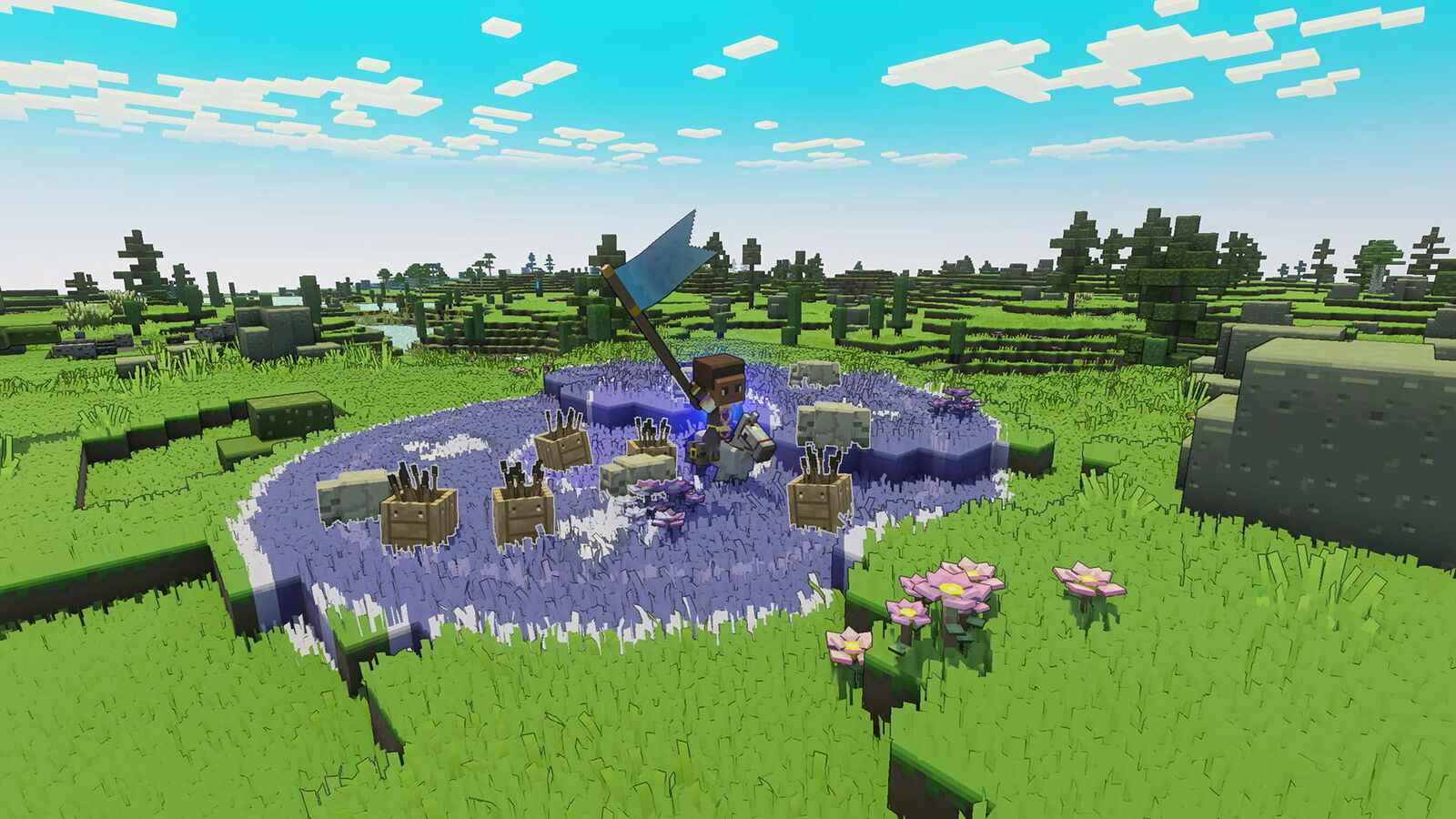 La nouvelle bande-annonce de gameplay de Minecraft Legends a une grande énergie Dragon Quest Builders

