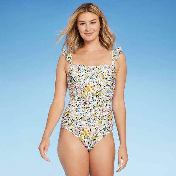 Kona Sol Maillot de bain une pièce à couverture moyenne pour femme