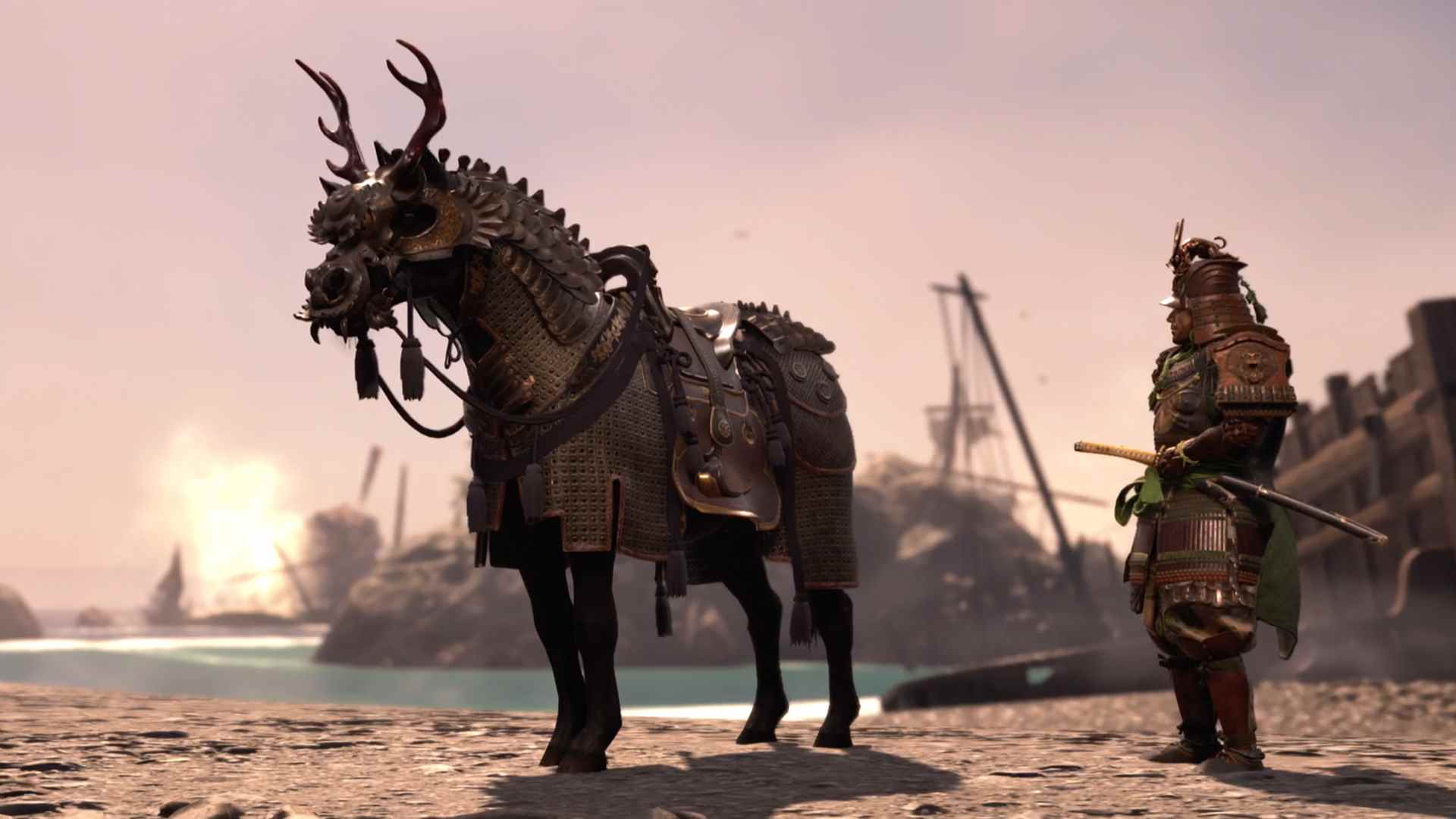 Ghost of Tsushima: armure de cheval Sakai de l'île d'Iki