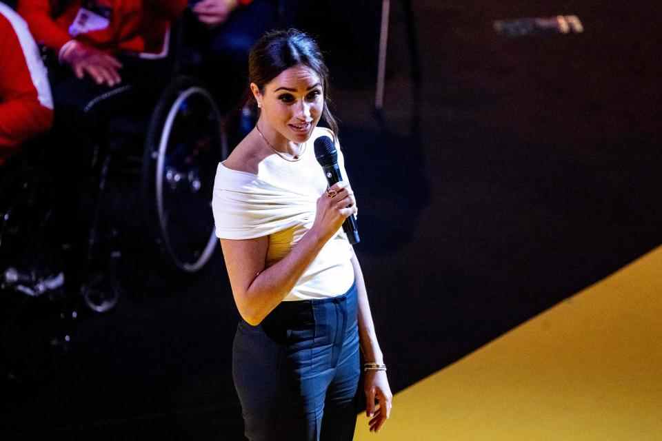 Meghan Markle a partagé ses réflexions sur la décision du tribunal américain sur l'avortement, photographiée aux Jeux Invictus en avril 2022. (Getty Images)