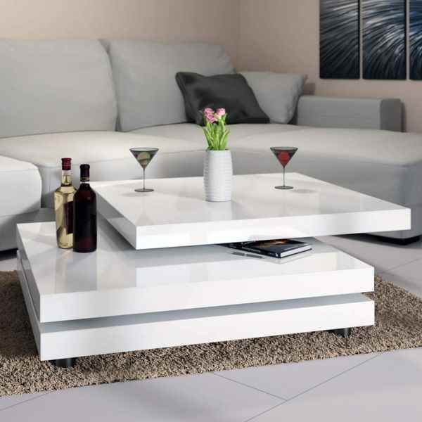 Table basse de style rotatif Deuba