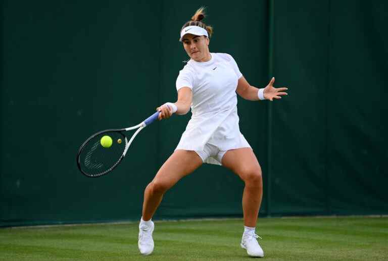 Bianca Andreescu heureuse de remporter sa première victoire au tableau principal à Wimbledon