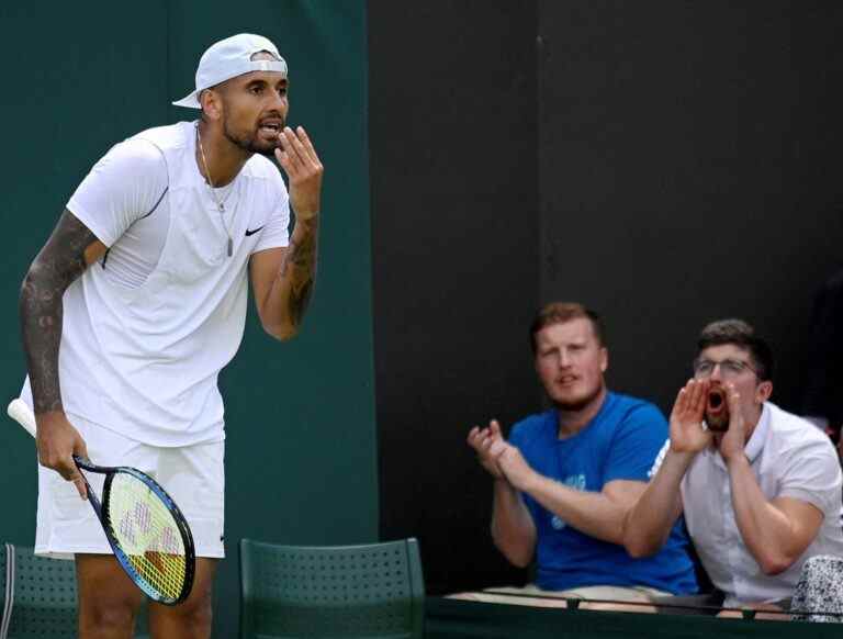 Nick Kyrgios crache sur un fan à la fin du match de Wimbledon