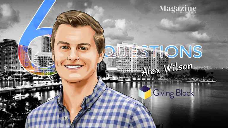 6 questions à Alex Wilson de The Giving Block – Cointelegraph Magazine