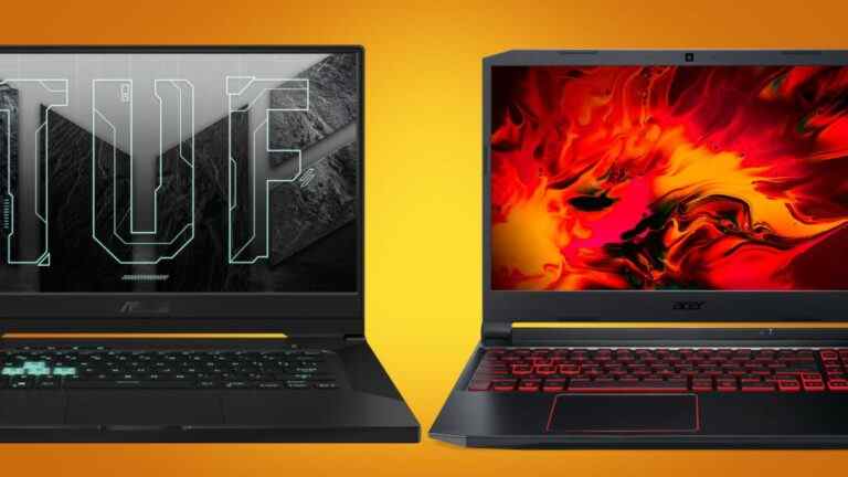 Acer Nitro 5 vs Asus TUF Dash F15 - quel ordinateur portable de jeu à petit budget devriez-vous acheter ?
