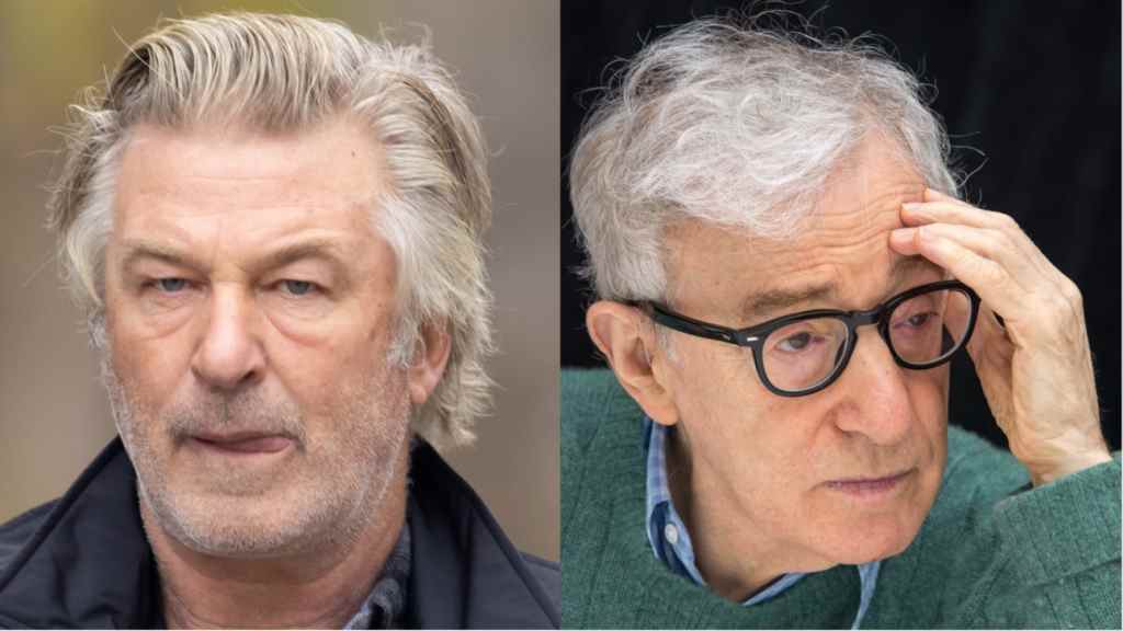 Alec Baldwin s'apprête à interviewer Woody Allen
