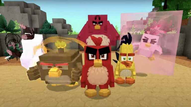 Angry Birds se catapulte dans Minecraft avec son propre monde d'aventure
