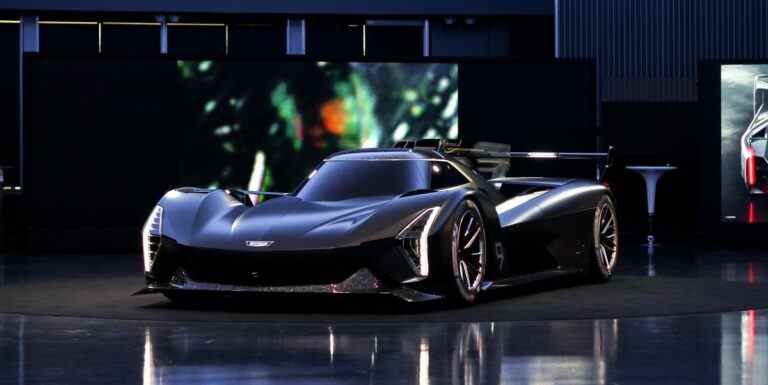 Cadillac Project GTP Hypercar ressemble à la voiture du Mans de Batman