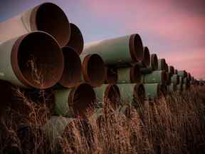 L'oléoduc Keystone XL aurait pu transporter 830 000 barils de pétrole de l'Alberta vers les raffineries du Texas et de la Louisiane.