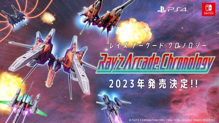 Collection Shoot 'em up Ray'z Arcade Chronology annoncée pour PS4, Switch    
