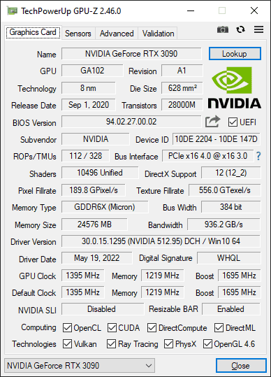 Vérifier les temps du GPU