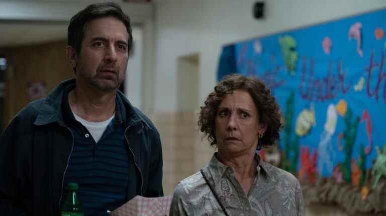 Ray Romano and Laurie Metcalf in Romano's directorial debut Somewhere in Queens