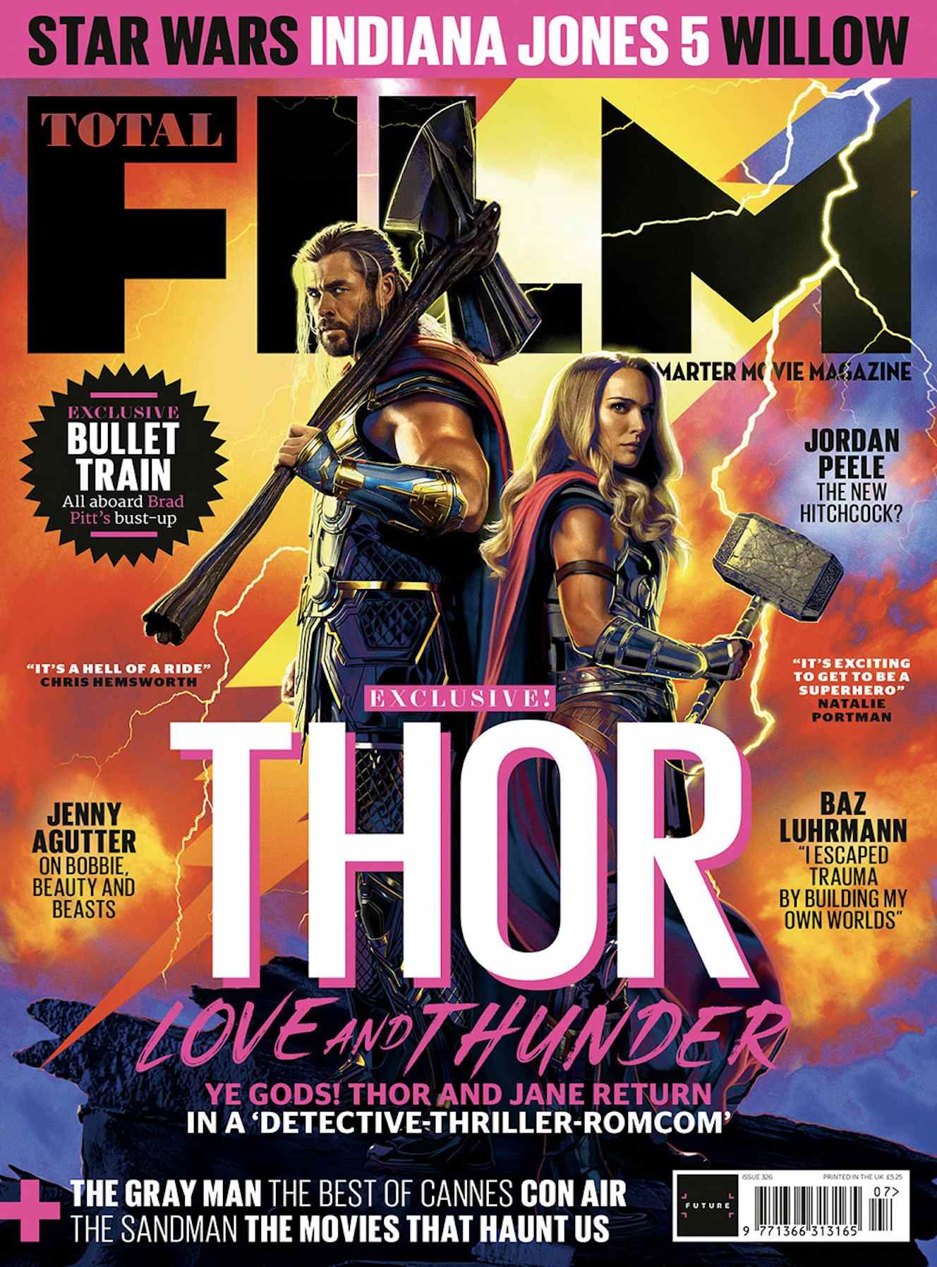 Couverture de Thor : Love and Thunder Total Film