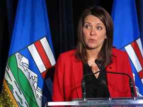 Danielle Smith, leader de l'Alberta Wildrose, à Calgary.