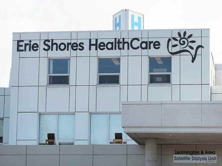 Erie Shores HealthCare abaissera le protocole de dépistage du COVID-19