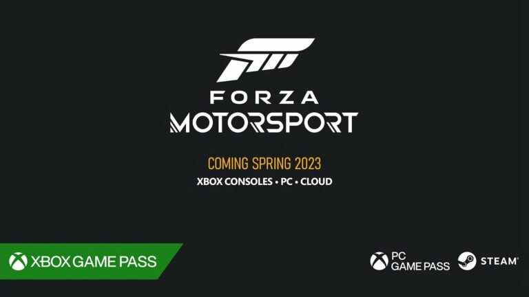 Forza Motorsport lance Spring 2023 sur Xbox et Xbox Game Pass