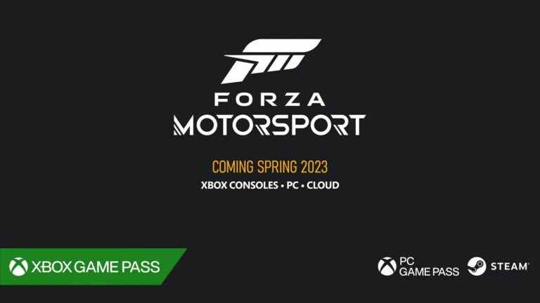 Forza Motorsport revient avec un redémarrage de la Xbox Series X/S et du PC

