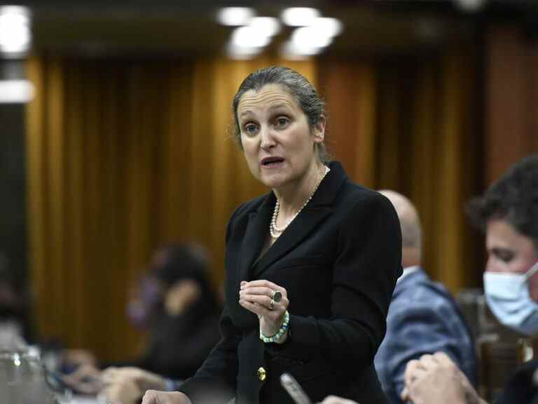 Freeland vante les mesures annoncées précédemment pour lutter contre l’inflation