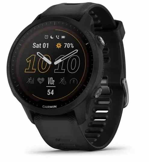 Gros plan sur la Forerunner 995 Solar de Garmin