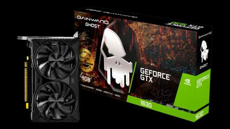 GeForce GTX 1630 prouve que le RX 6400 est le héros dont nous avions besoin