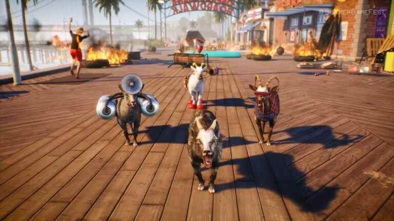 Goat Simulator 3 propose une coopération à quatre joueurs pour encore plus de carnage