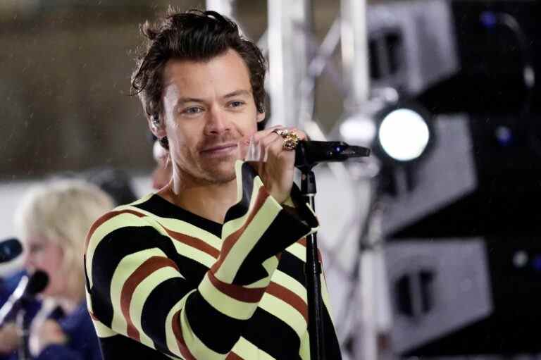 Harry Styles performs on NBC's "Today" show at Rockefeller Plaza on Thursday, May 19, 2022, in New York. (Photo by Charles Sykes/Invision/AP)